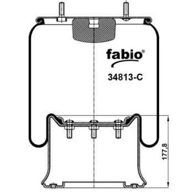 Пневмоподушка 813mb стальной стакан Пневмоподушка 813mb стальной стакан