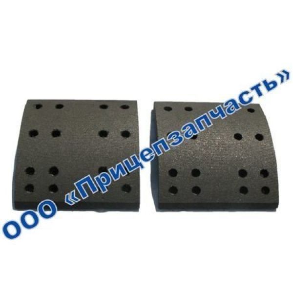 Накладка тормозной колодки (анкер) СЗАП L1 А3834 ось 12 тонн