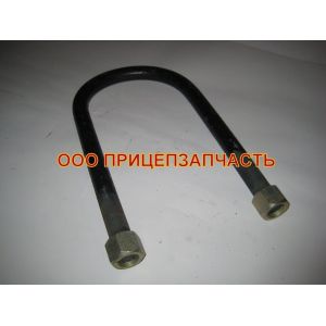 Стремянка рессоры с гайками ЧМЗАП 603010-2912024 Стремянка рессоры с гайками ЧМЗАП 603010-2912024