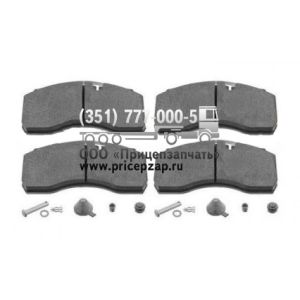 Колодки тормозные BPW (на диск) MDP3087K