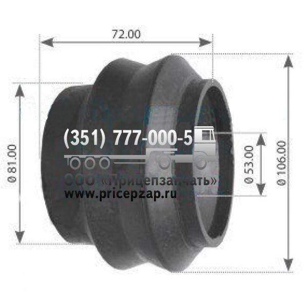 Втулка балансира GIGANT 700199012 Втулка балансира GIGANT 700199012